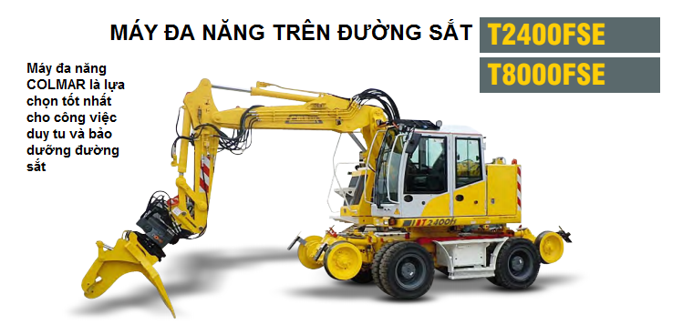 Máy đa năng trên đường sắt